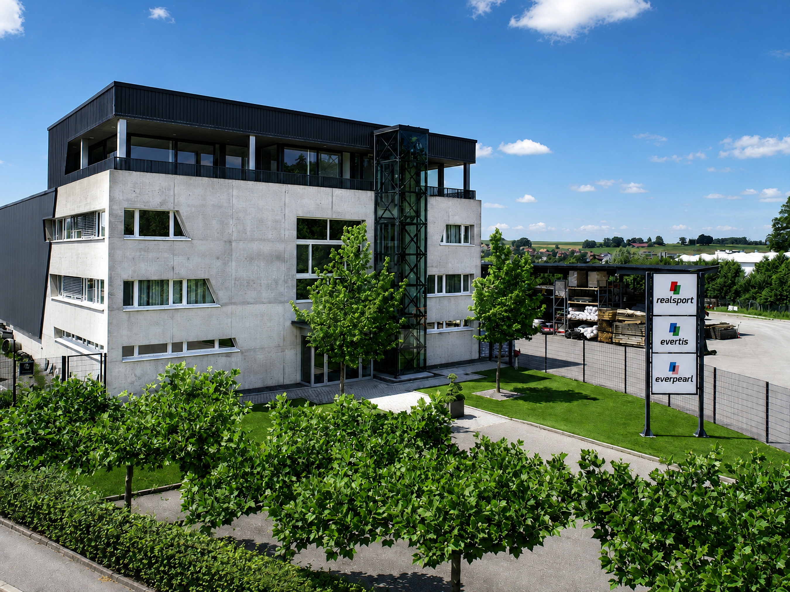 Bâtiment Eversport Group à Rossens